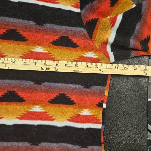 Outback Trading Co Womens XL Celia Henley Half-Zip Fleece Pullover Southwest Pat - Picture 8 of 9